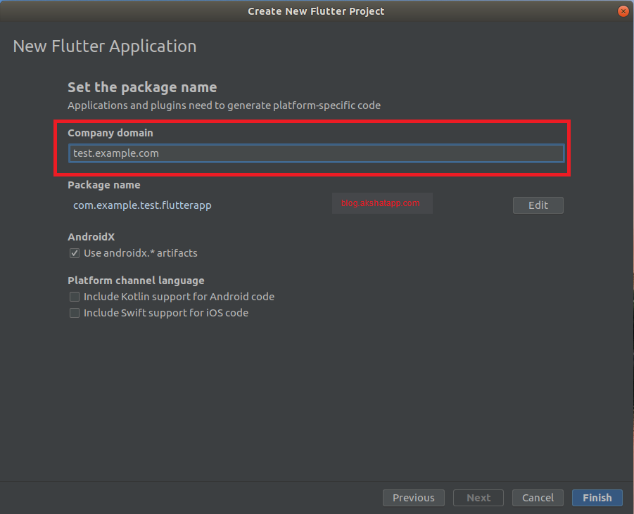 Set Package Name Set Package Name