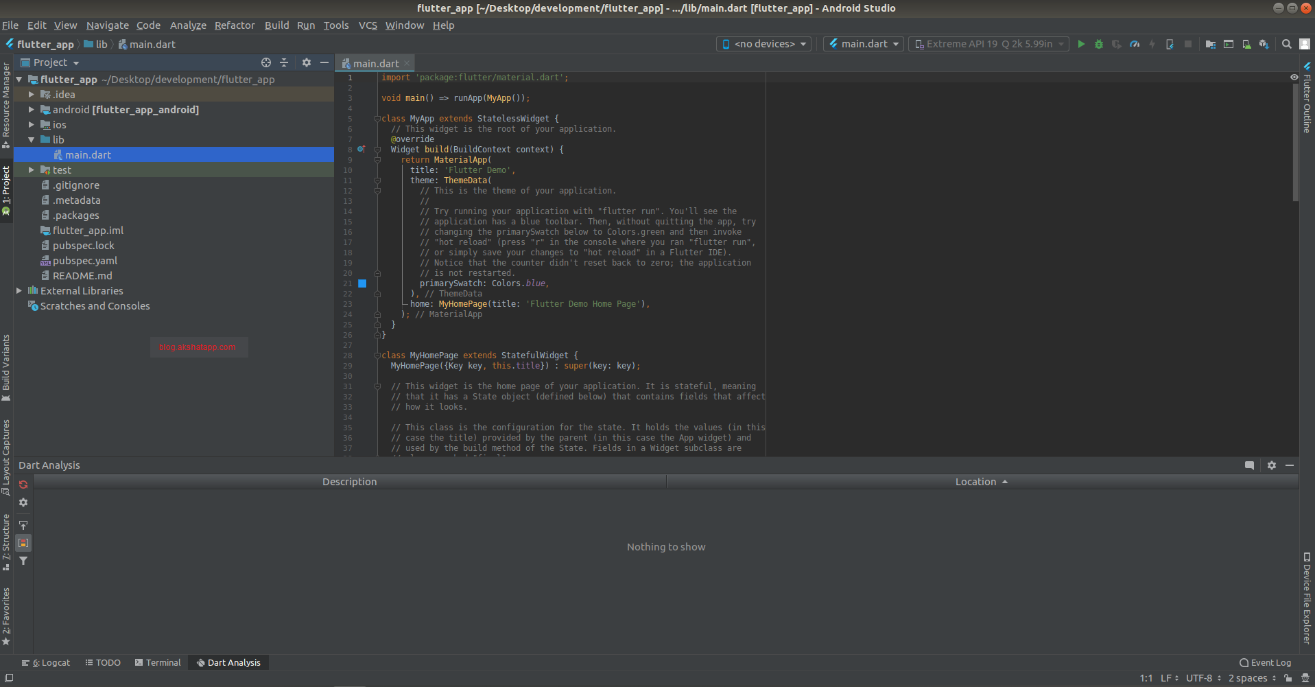 Android Studio - Flutter App Android Android Studio - Flutter App Android
