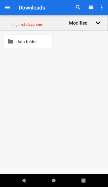 Folder added to sdcard Folder added to sdcard