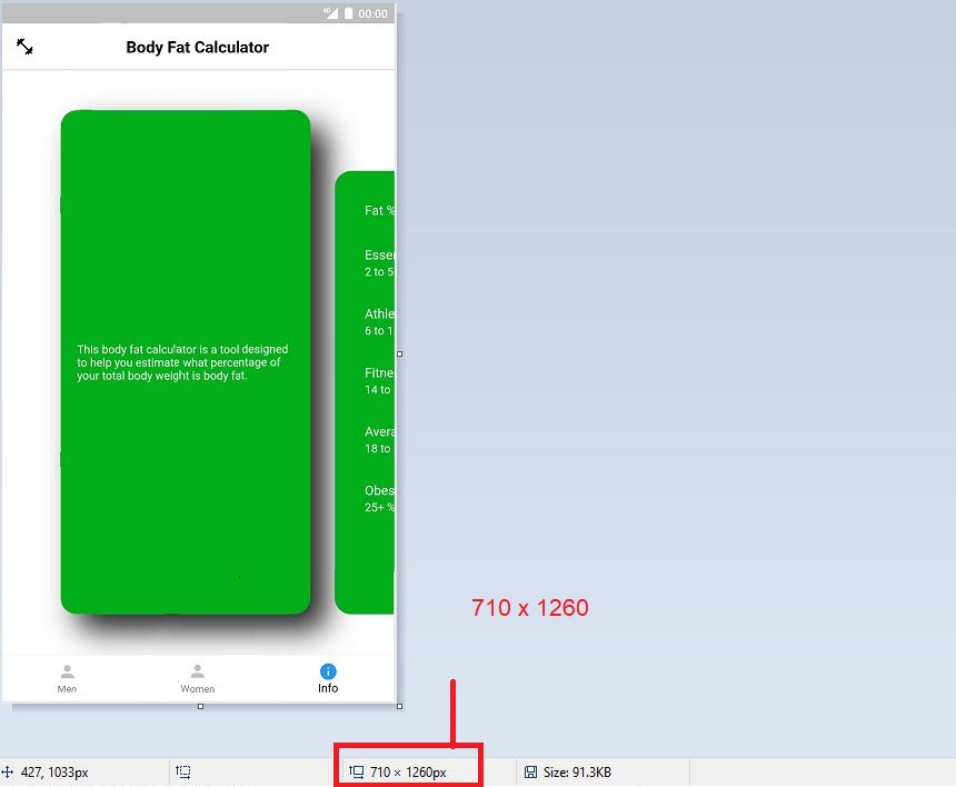 App Screenshot Dimensions 710 x 1260 App Screenshot Dimensions 710 x 1260