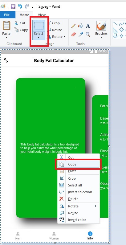 Select App Screenshot Select App Screenshot