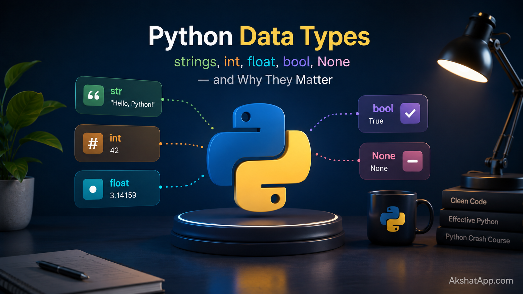 Python Data Types: strings, int, float, bool, None — and Why They Matter
