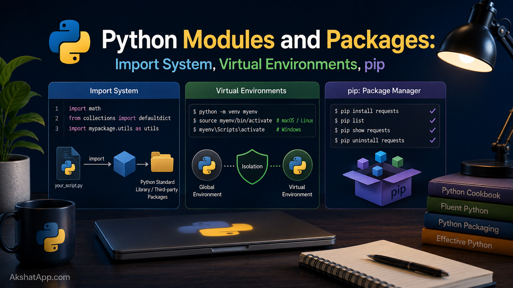 Python Modules and Packages: Import System, Virtual Environments, pip