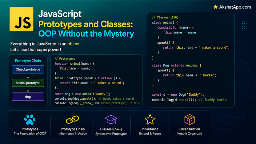 JavaScript Prototypes and Classes: OOP Without the Mystery