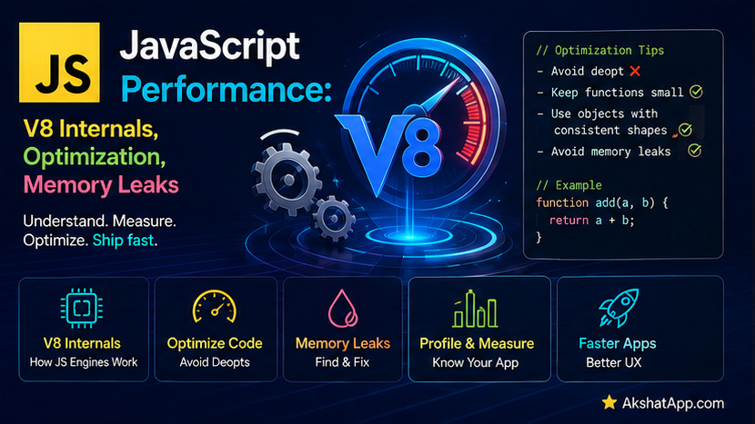 JavaScript Performance: V8 Internals, Optimization, Memory Leaks