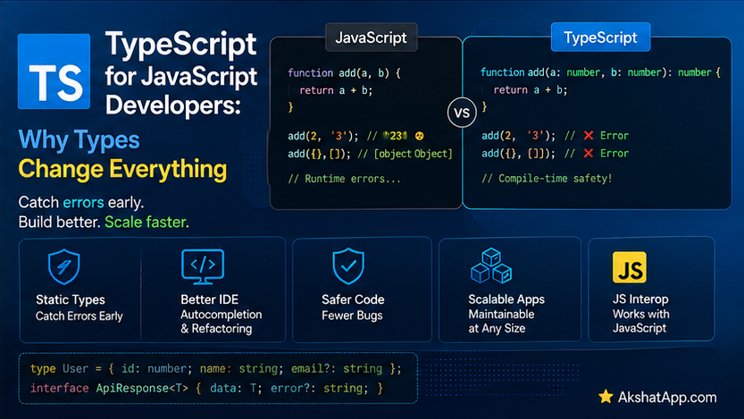 TypeScript for JavaScript Developers: Why Types Change Everything