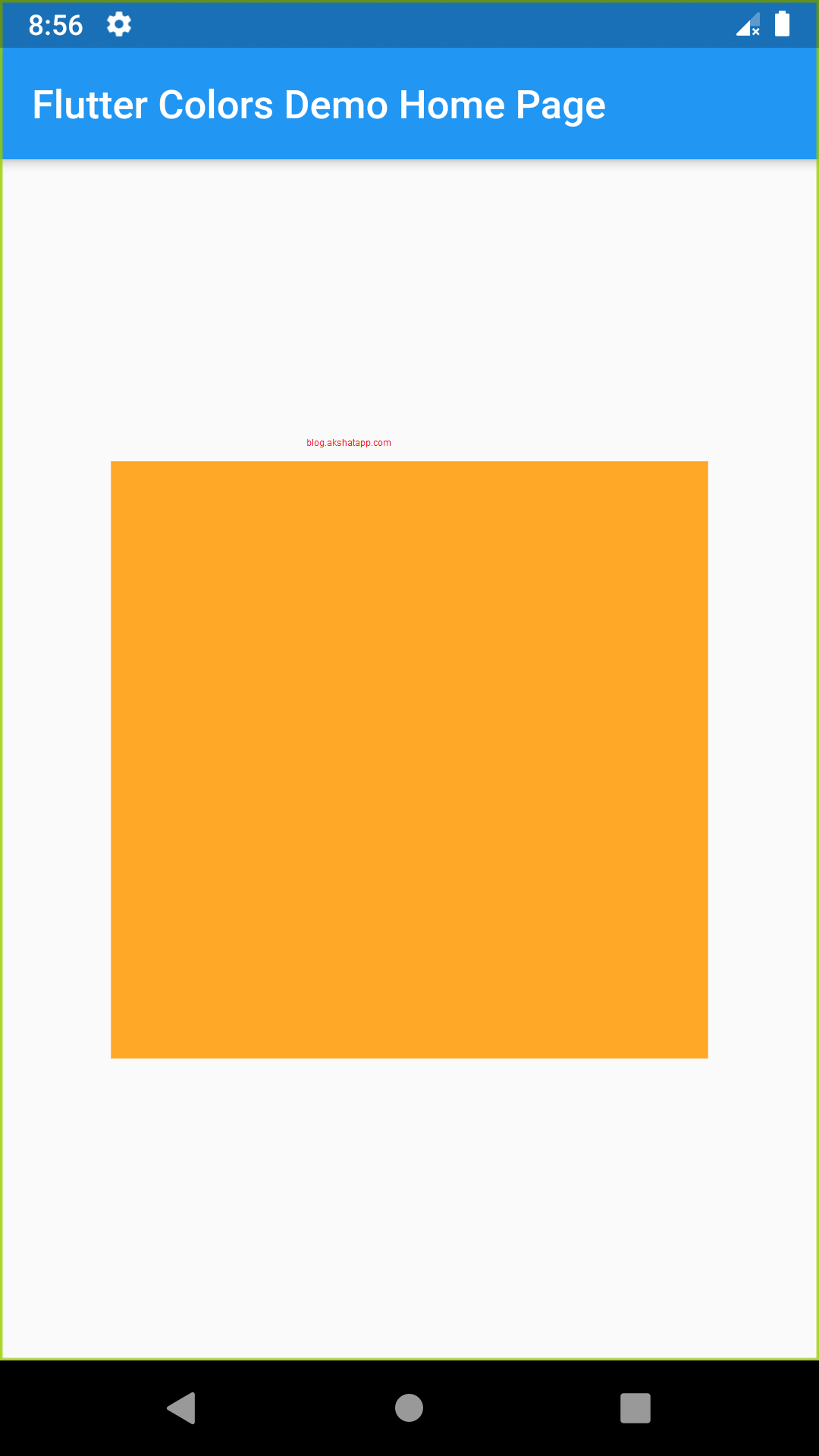 Flutter Colors Demo