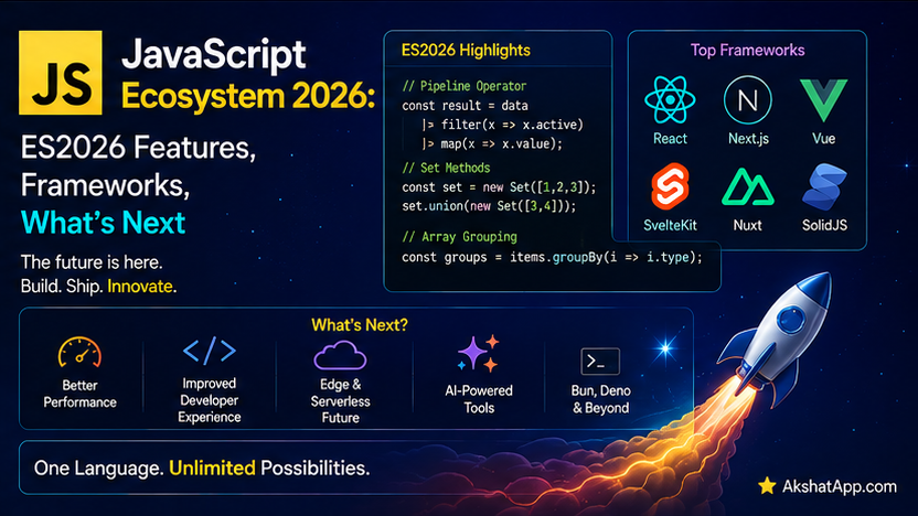 JavaScript Ecosystem 2026: ES2026 Features, Frameworks, What's Next
