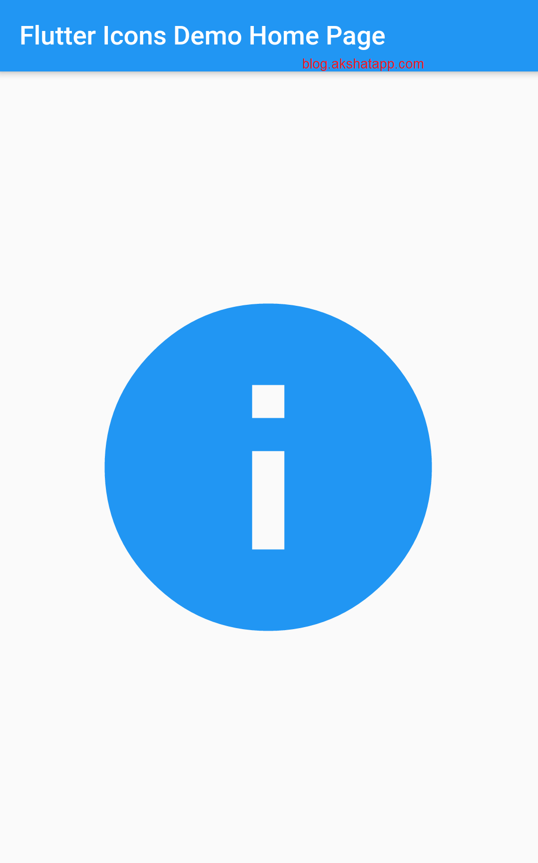 Flutter Icon Demo